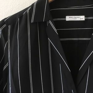 Equipment Adalyn Stripe 100% silk shirt